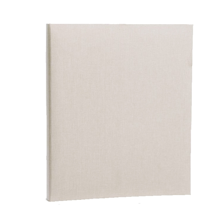 Base Line Canvas Ringpärm Beige