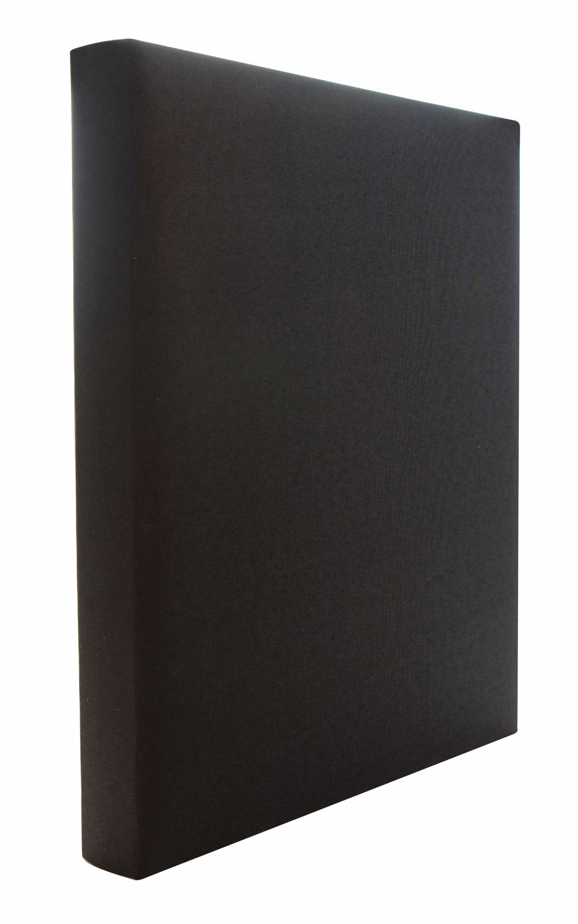 Base Line Canvas Ringpärm Svart
