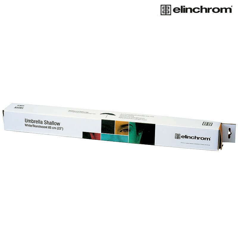 Elinchrom Paraply 85cm Vit/Transparent