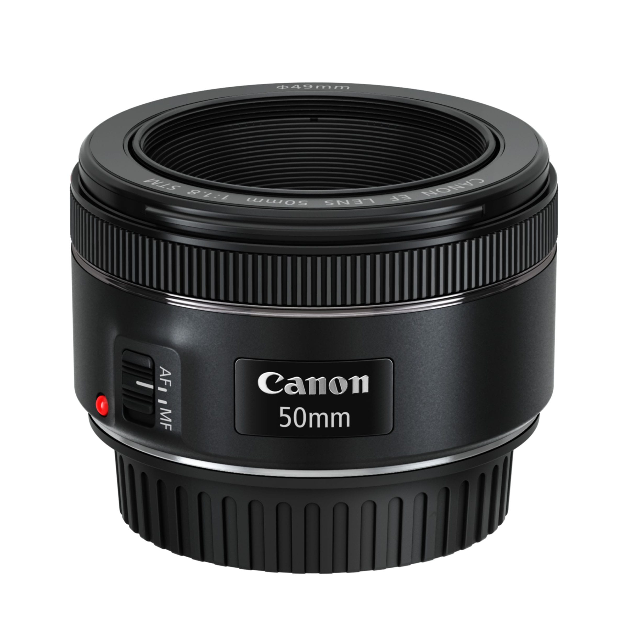 EF 50mm f1.8 STM_Slant_with_cap