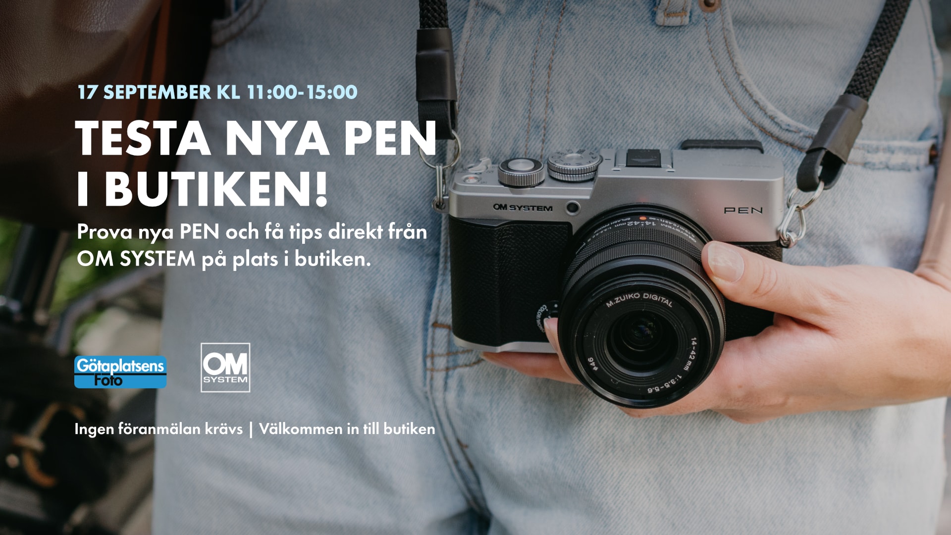 Upptäck nya OM System PEN - den kreativa kameran som alltid följer med!