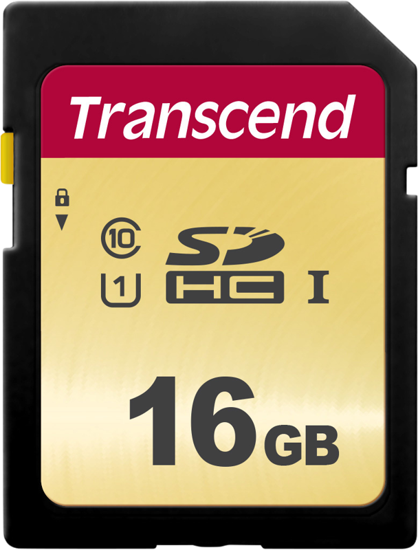 Transcend Gold 500S SD UHS-I U3, MLC (V30) R95/W60 16GB