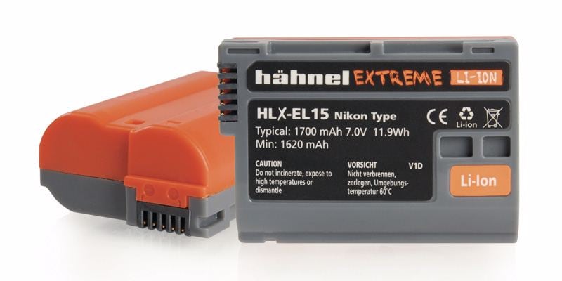 Hähnel Batteri Extreme Nikon HLX-EL15HP Motsvarande EN-EL15