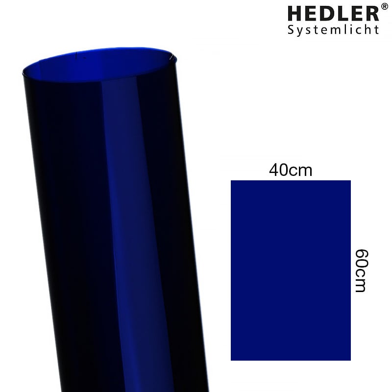 Hedler Filter Gel Blå 40x60cm