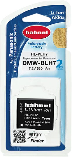 Hähnel HL-PLH7 - batteri motsvarande DMW-BLH7