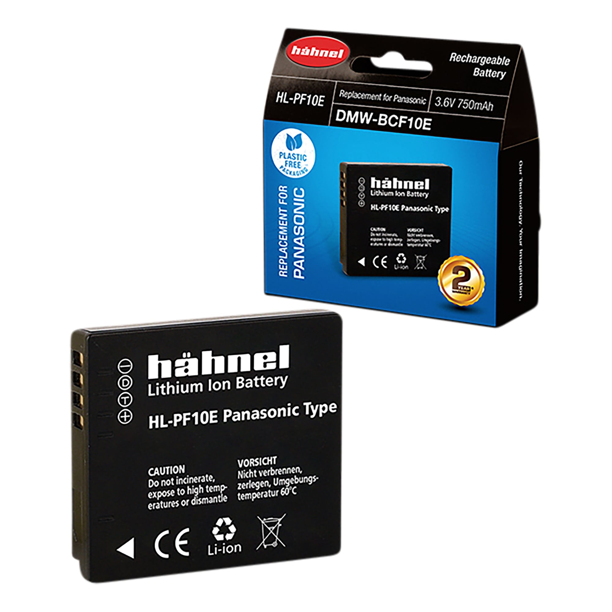 Hähnel Batteri Panasonic HL-PF10E Dk