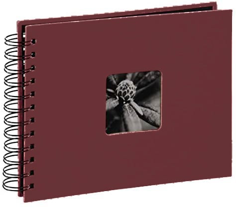 Album Foto HAMA Fine Art Rosa - Con Spirale, 50 Pagine 24x17 Cm, Cartoncino Nero E Fogli Protettivi - Foto 3