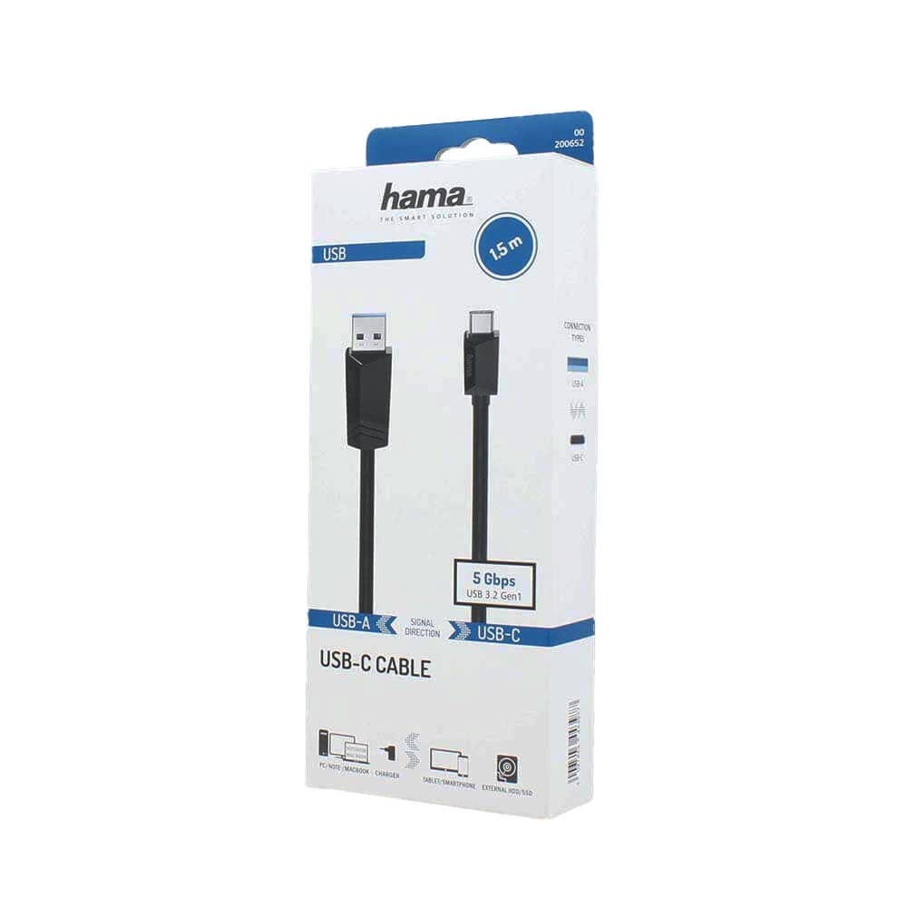 Hama Kabel USB-A till USB-C 3.2 1,5m