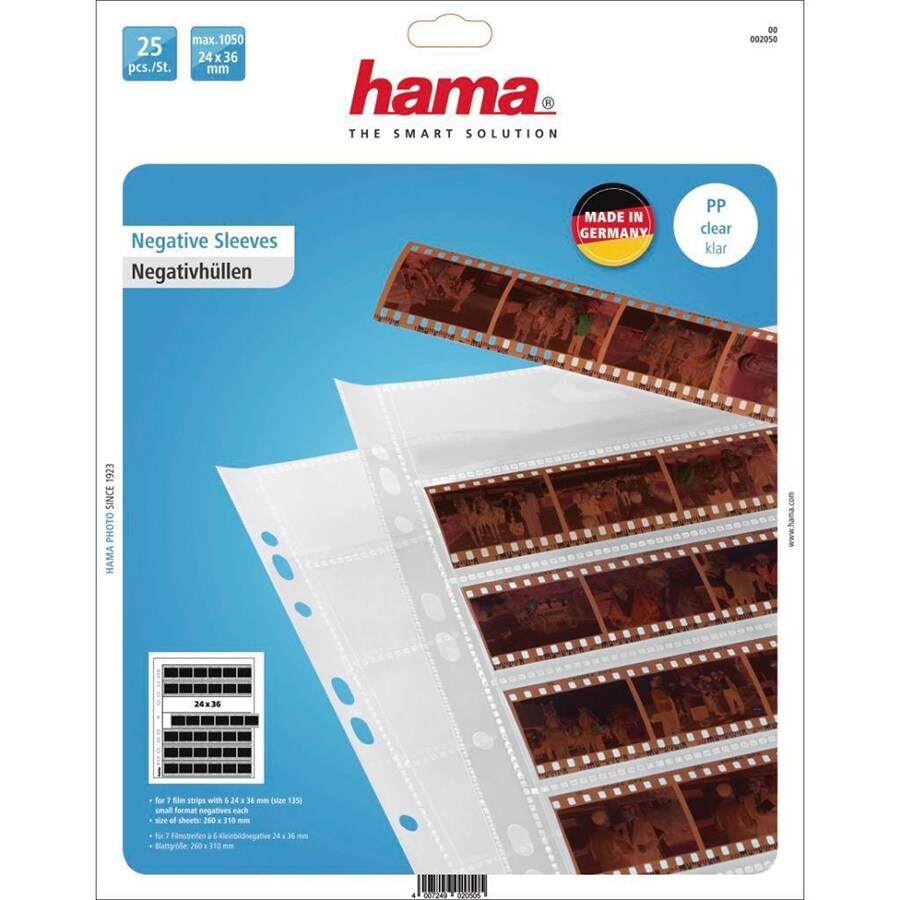Hama Negativfickor Genomskinlig Plast 25-pack