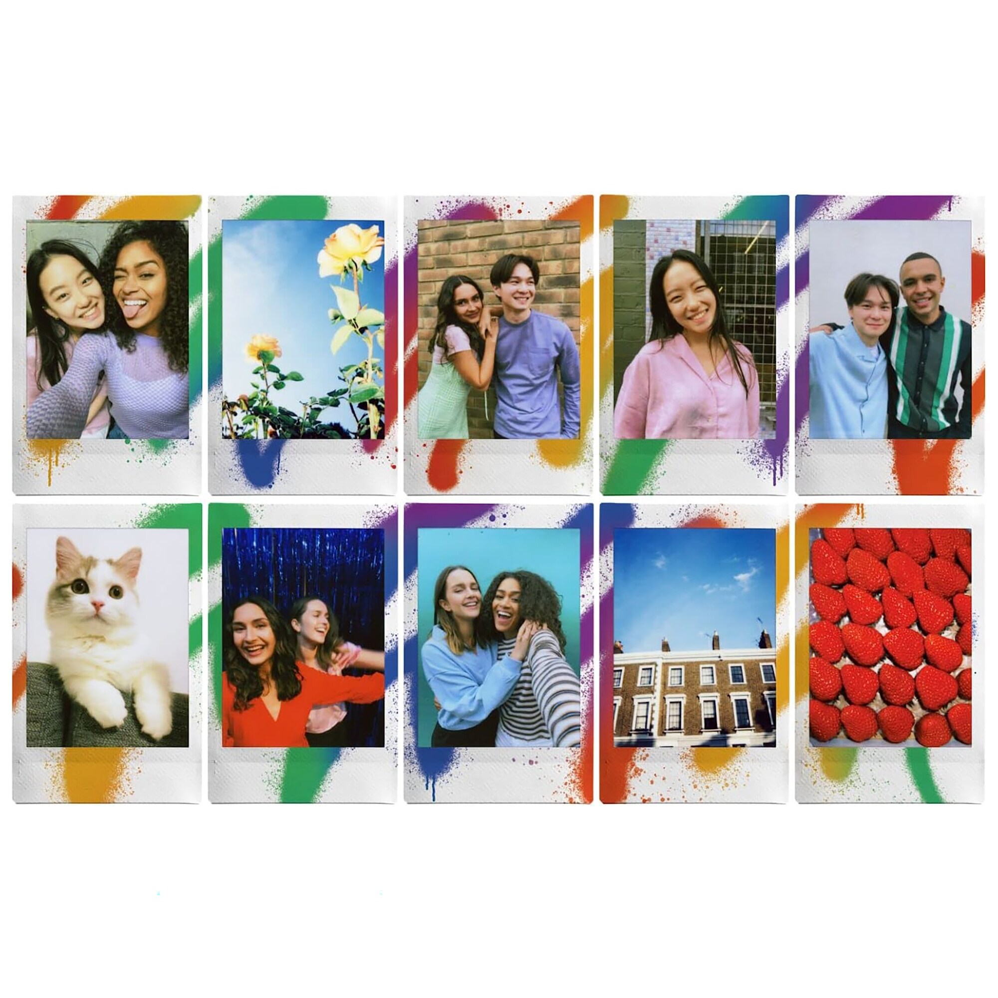 Fujifilm Instax Film Mini 10 bilder Spray Art