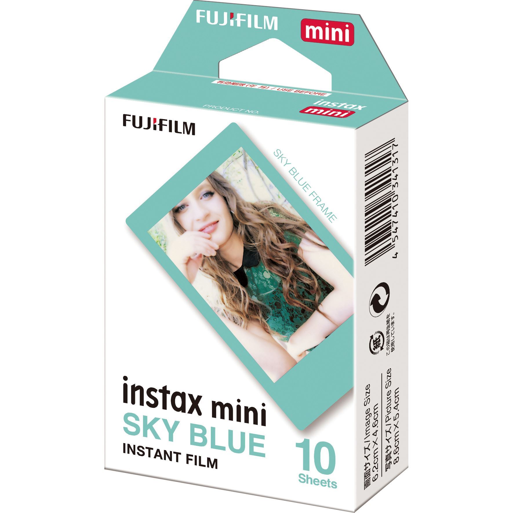Fujifilm Instax Mini Film Sky Blue 10st