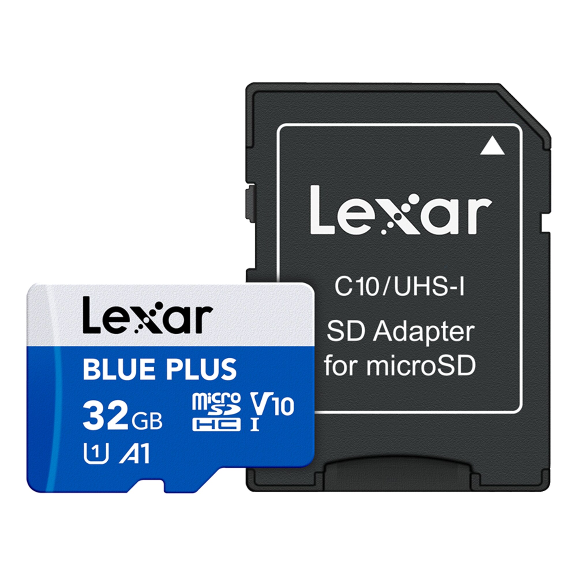 Lexar Blue Plus microSDHC med SD adapter 32GB