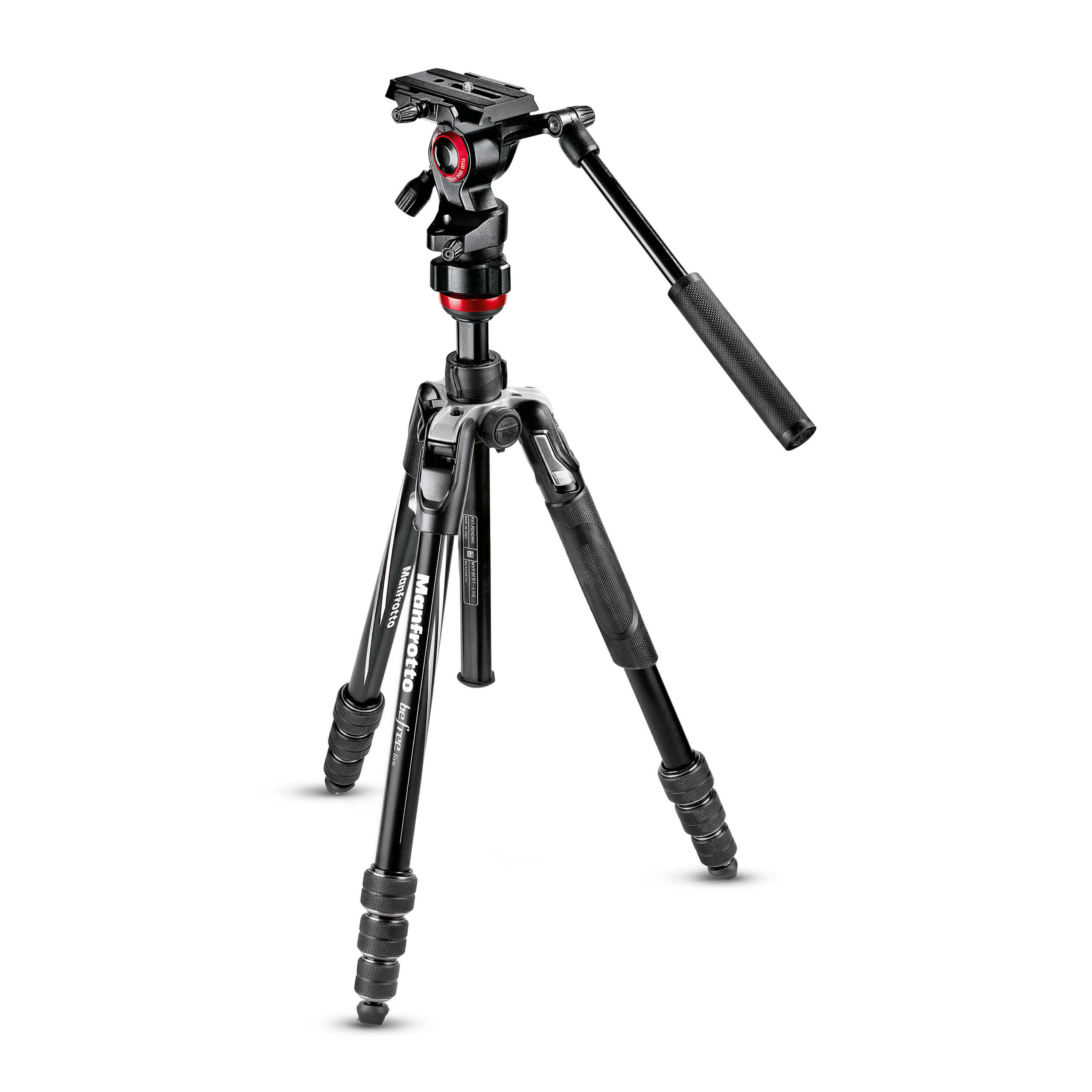 Manfrotto Stativkit Video Befree Live Twist Alu Svar