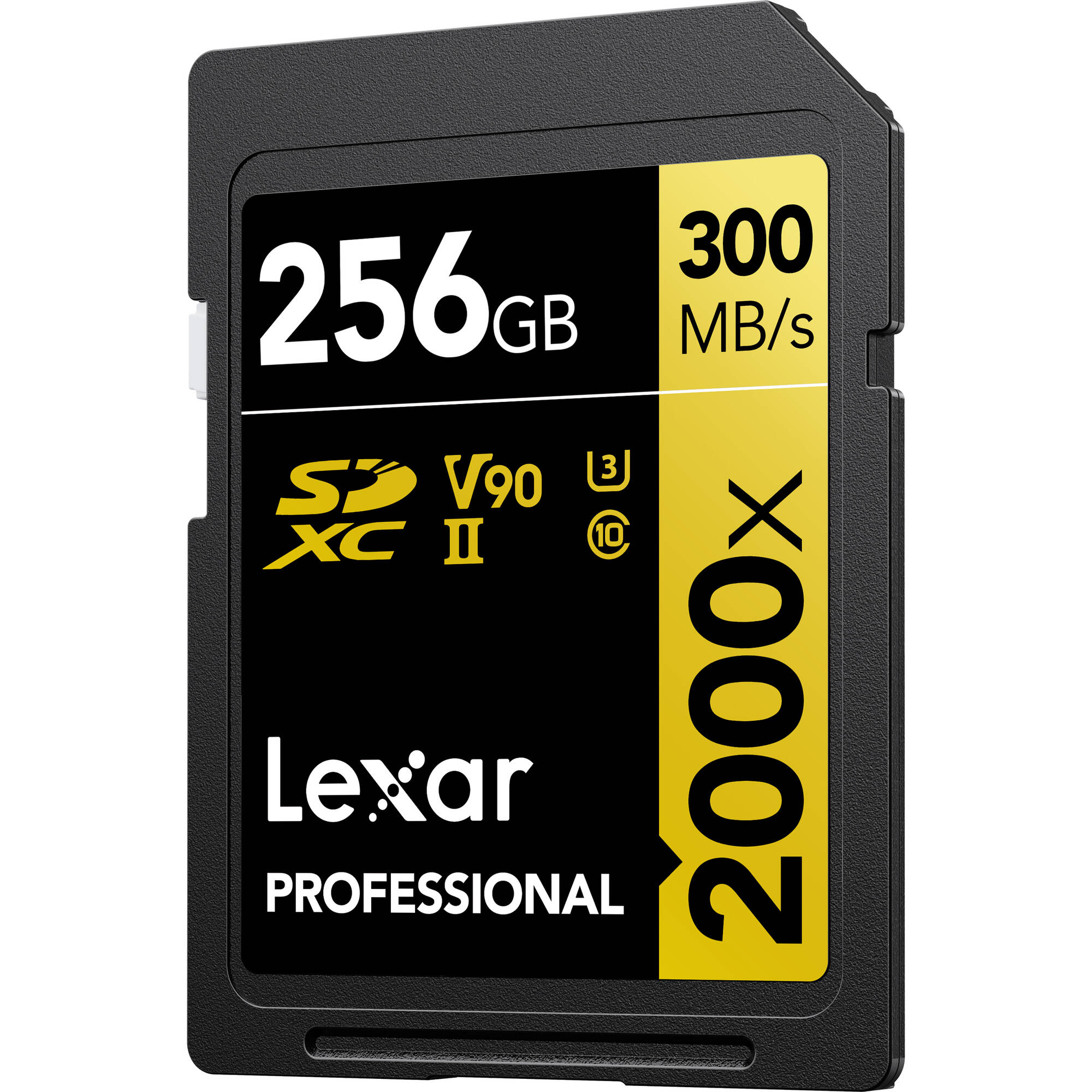 Lexar Pro 2000X SDHC/SDXC UHS-II U3(V90) R300/W260 256GB