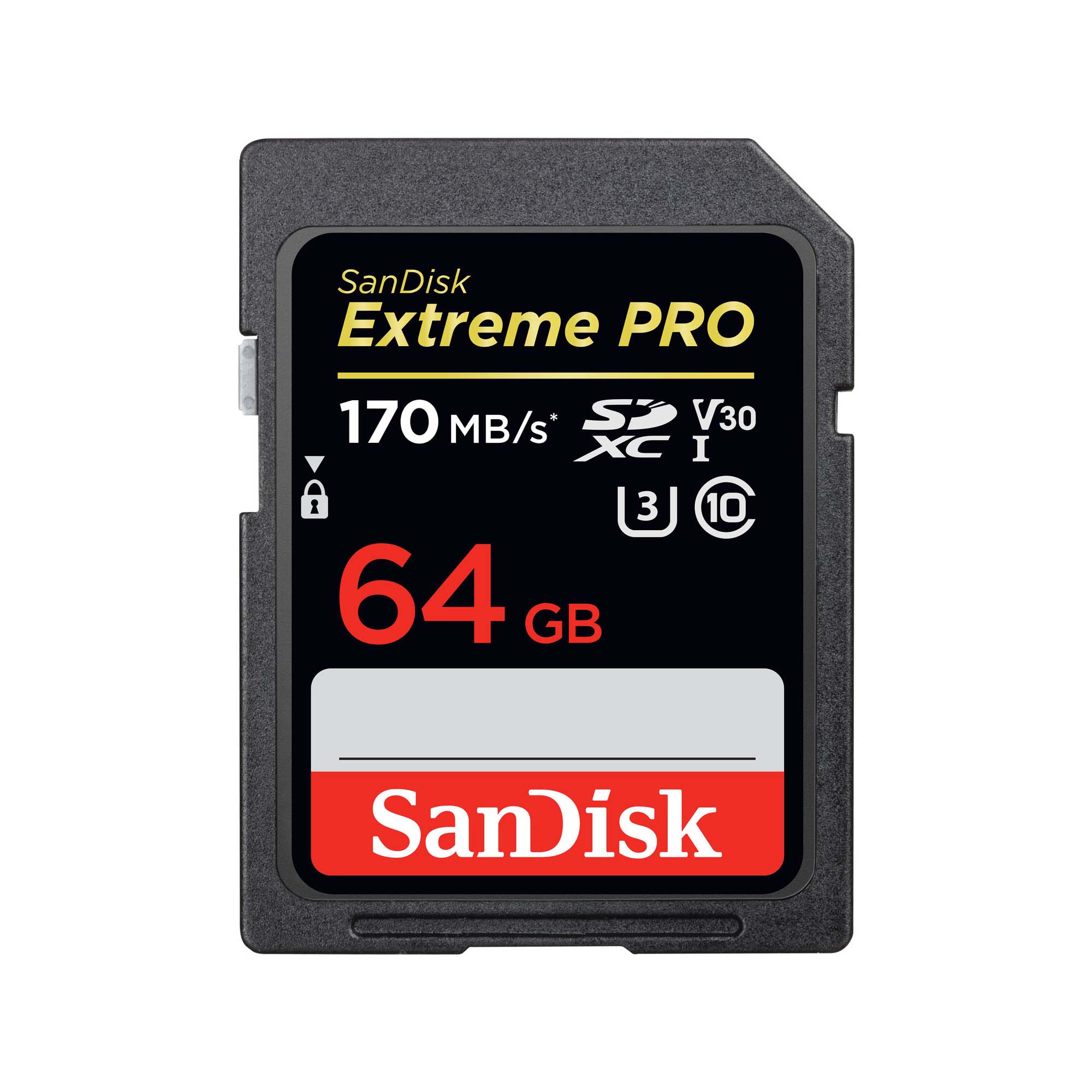 SanDisk  Extreme Pro 170MB/s UHS-I V30 U3 C10 64GB