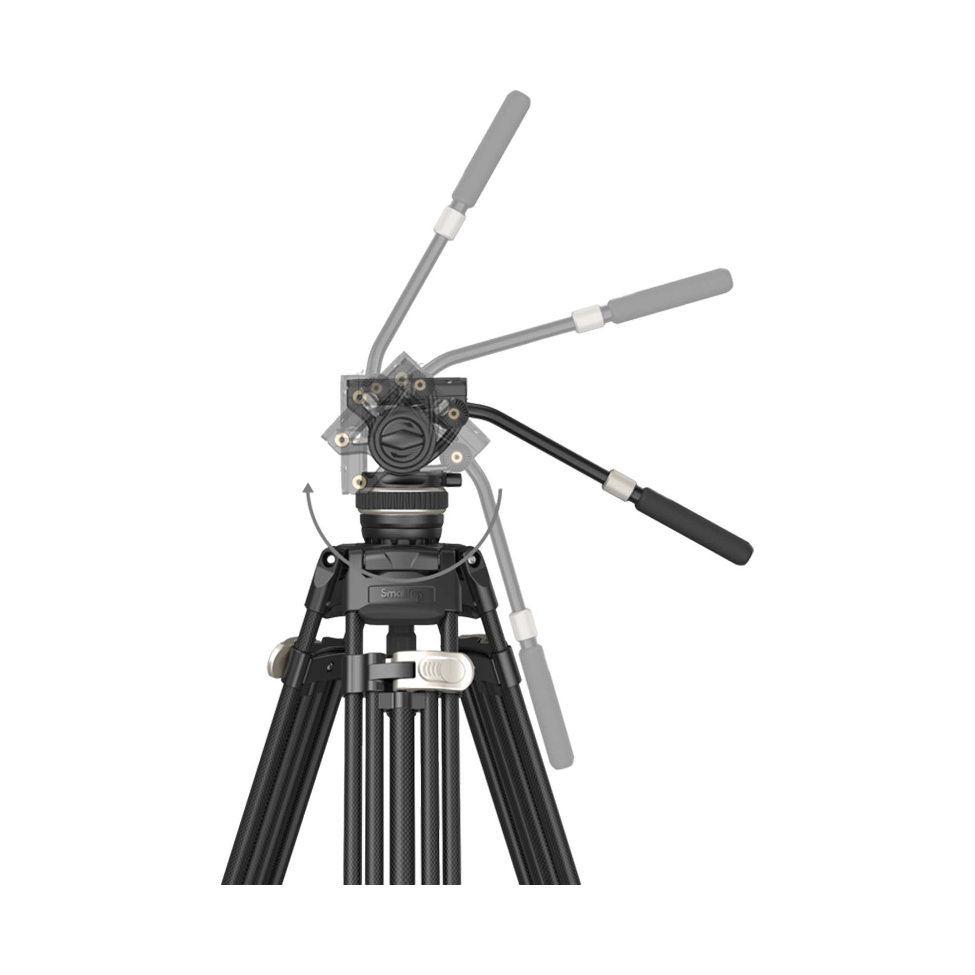 SmallRig 3989 Heavy-Duty Kolfiber Videostativkit FreeBlazer AD-100