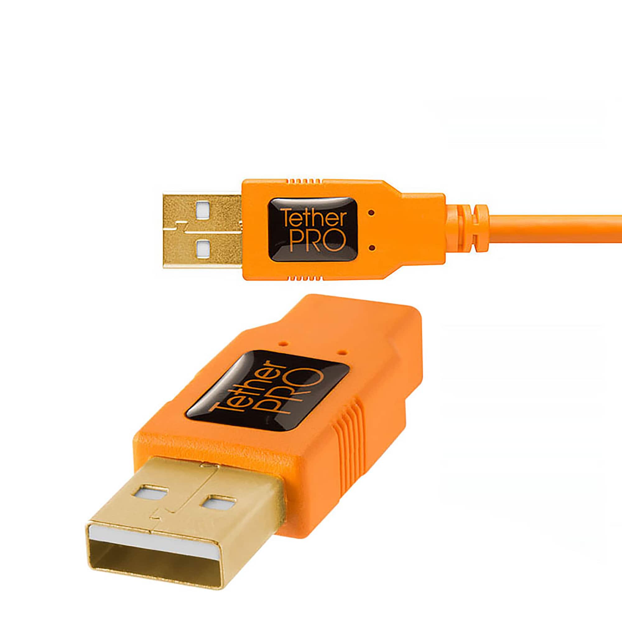 TetherPro USB 2.0 A till Mini-B 8 pin 4.6 m Orange 