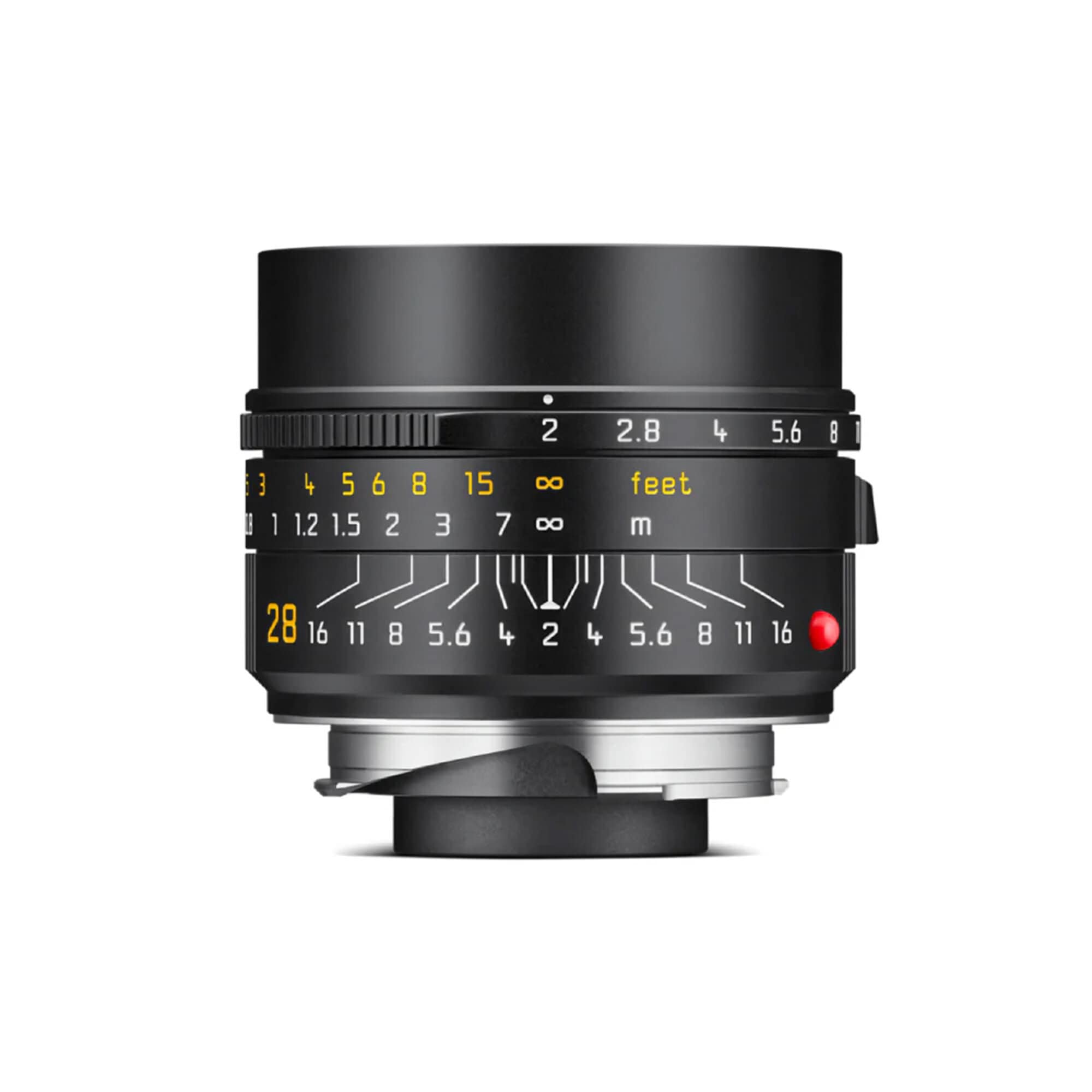 Leica Summicron-M 28mm f/2 ASPH Svart