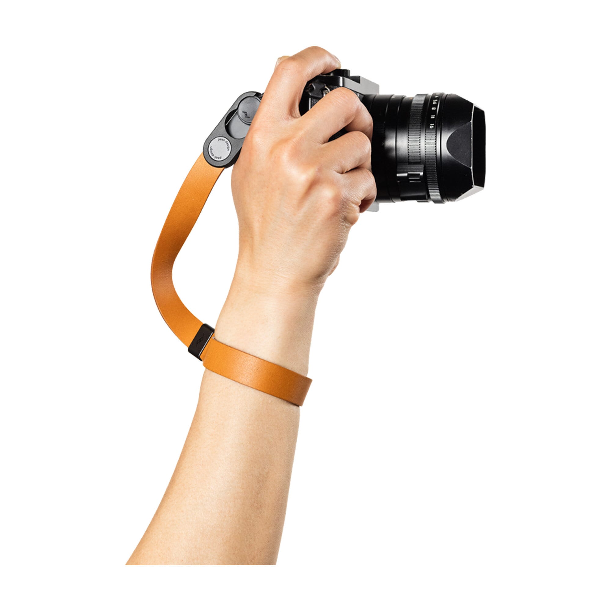 Peak Design Cuff Läder Handledsrem Amber