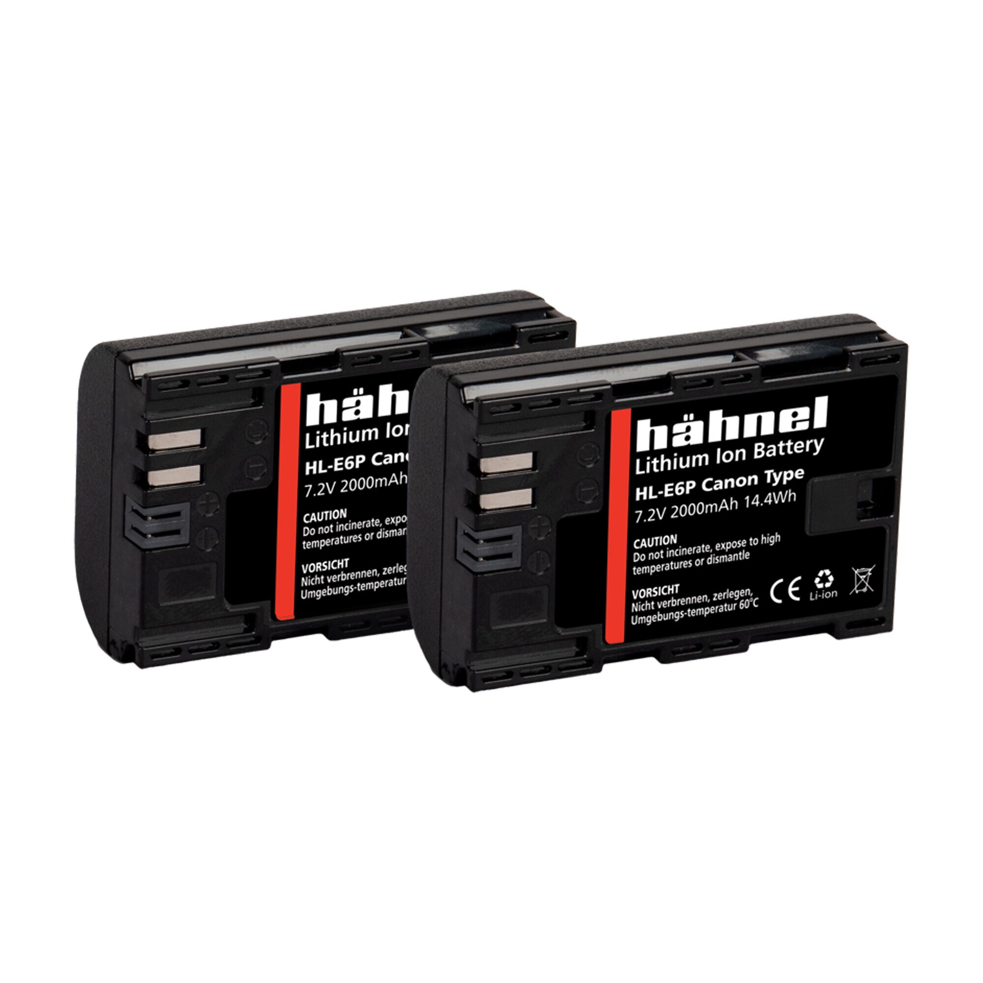 Hähnel Batteri Canon HL-E6P Twin Pack