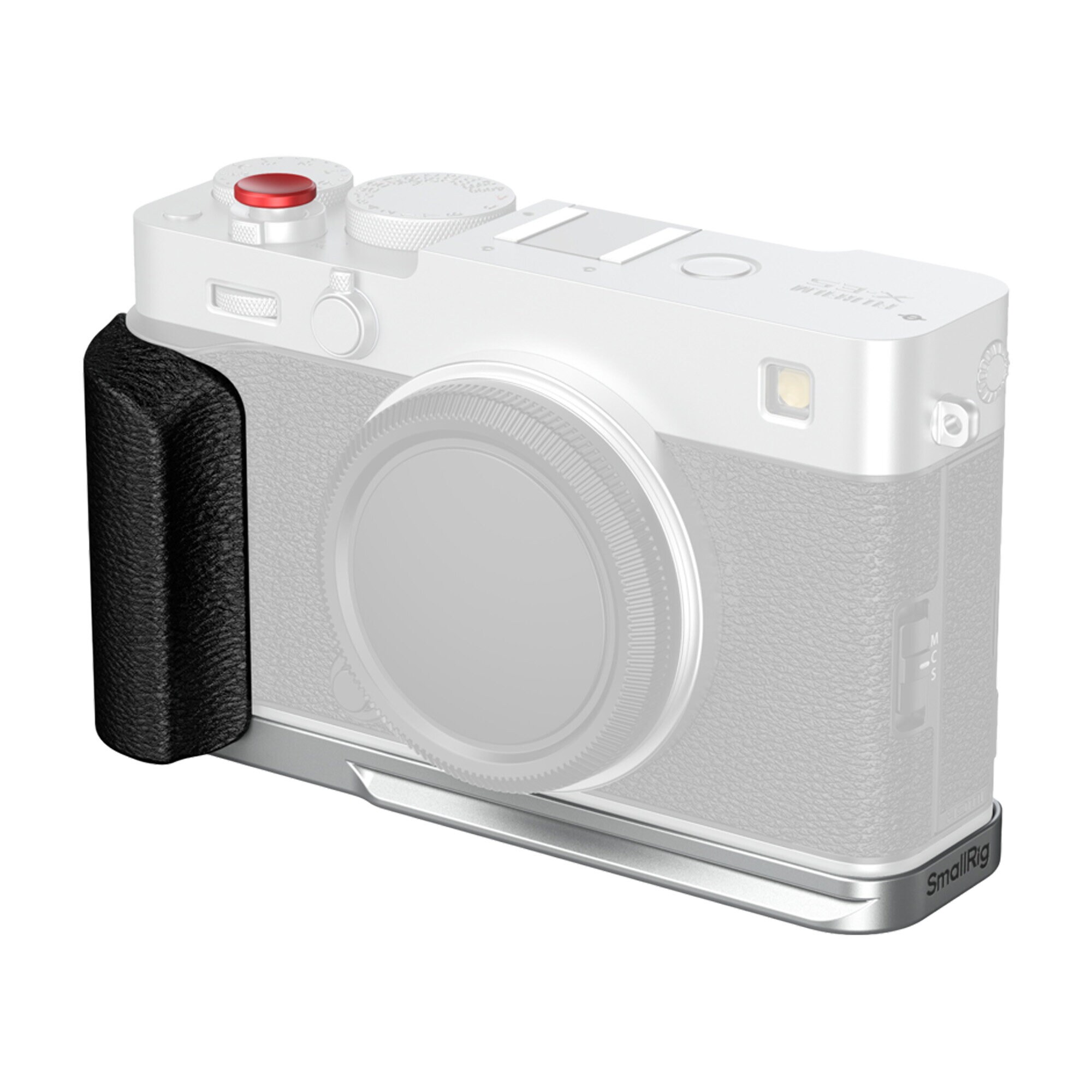 SmallRig 5447 L-Shaped Mount Plate med Silicone grepp för Fujifilm X-E5 Silver