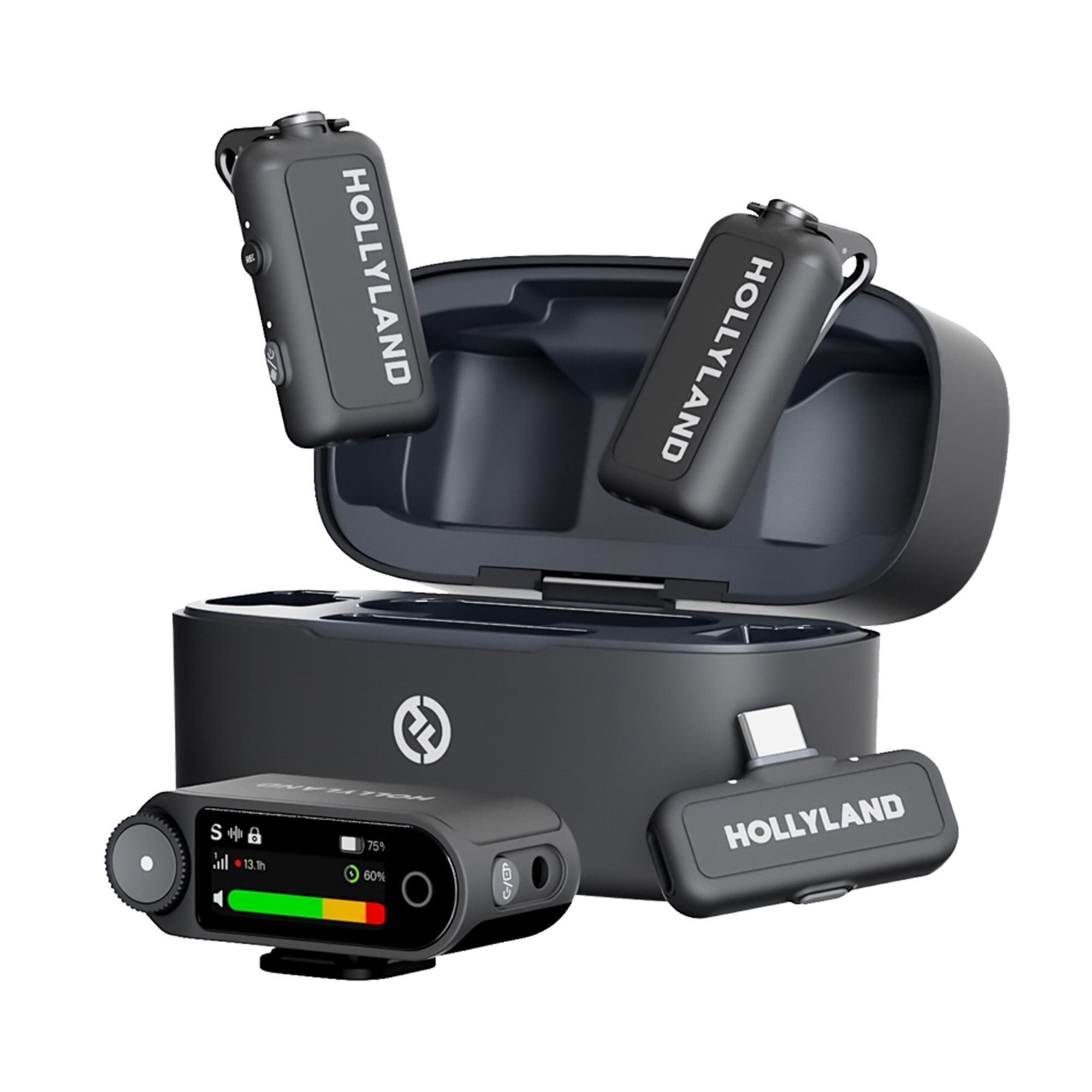 Hollyland Lark Max 2 Combo Med Kamera RX + USB-C RX