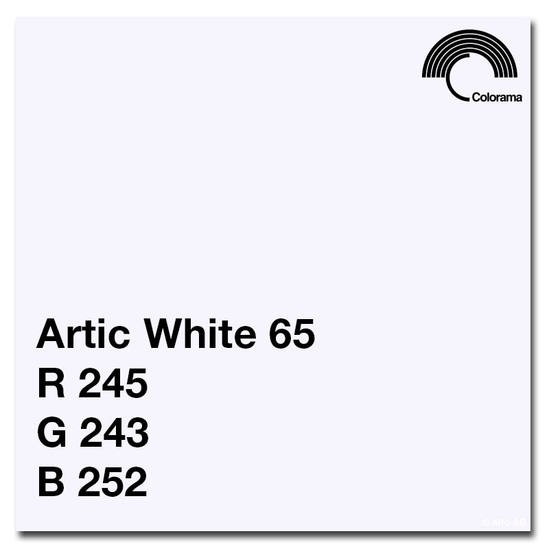 Colorama Bakgrundspapper 2,72 x11m Arctic Vit