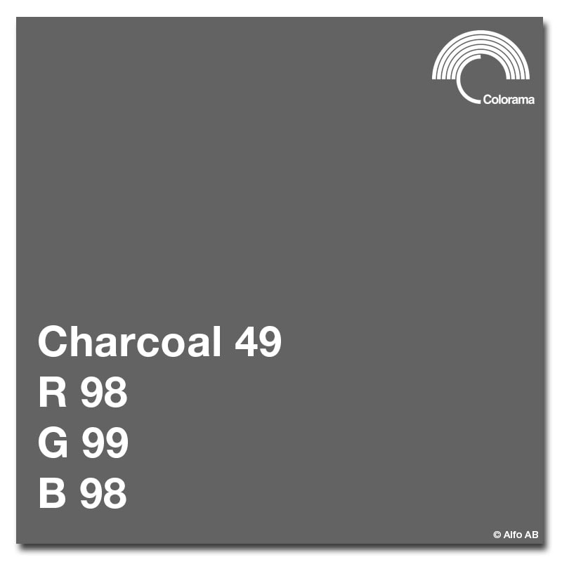 Colorama Bakgrundspapper 2,72 x 11m Charcoal