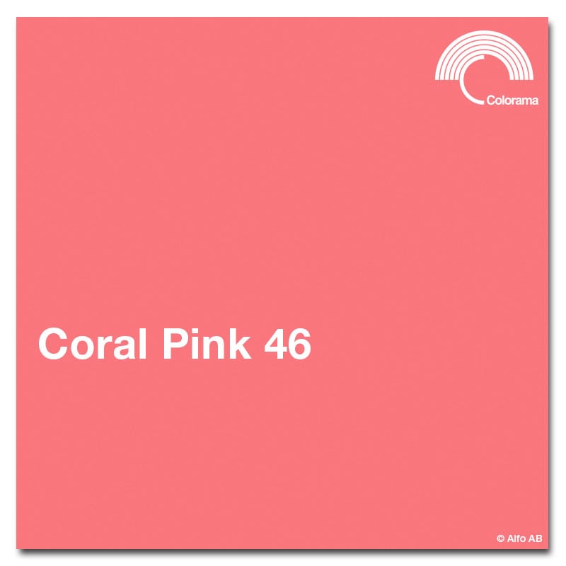 Colorama Bakgrundspapper 2,72 x 11m Coral Pink
