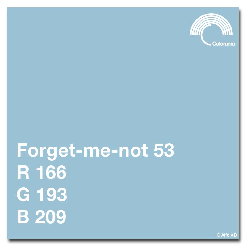 Colorama Bakgrundspapper 2,72 x 11m Forget Me Not