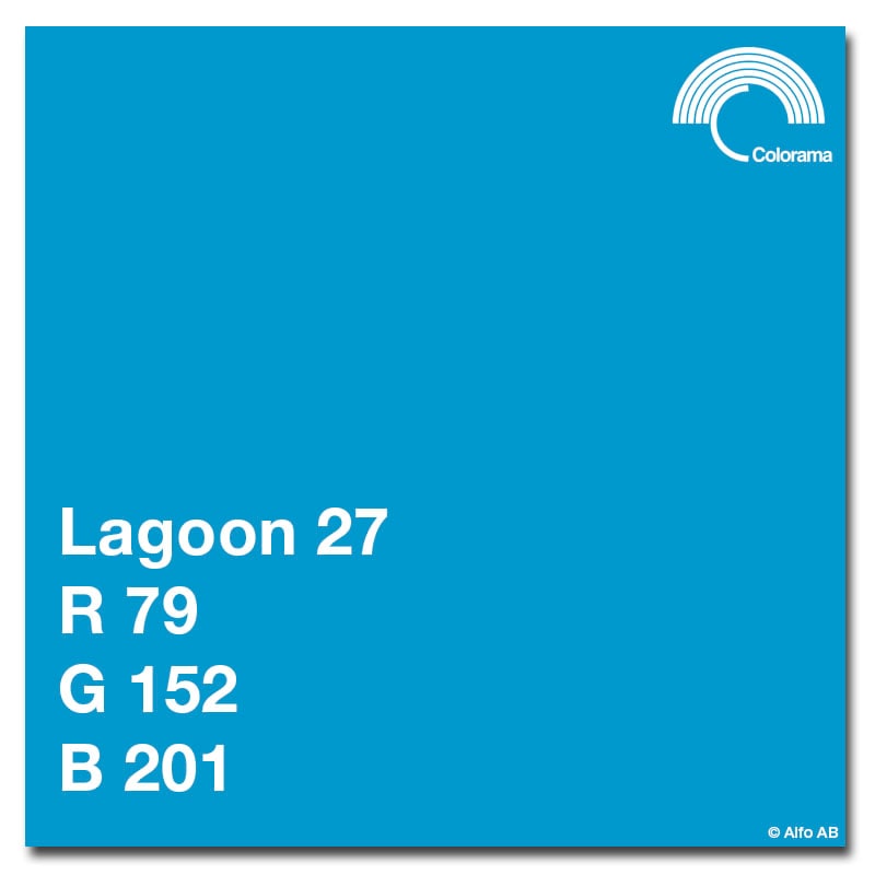 Colorama Bakgrundspapper 2,72x11m Lagoon