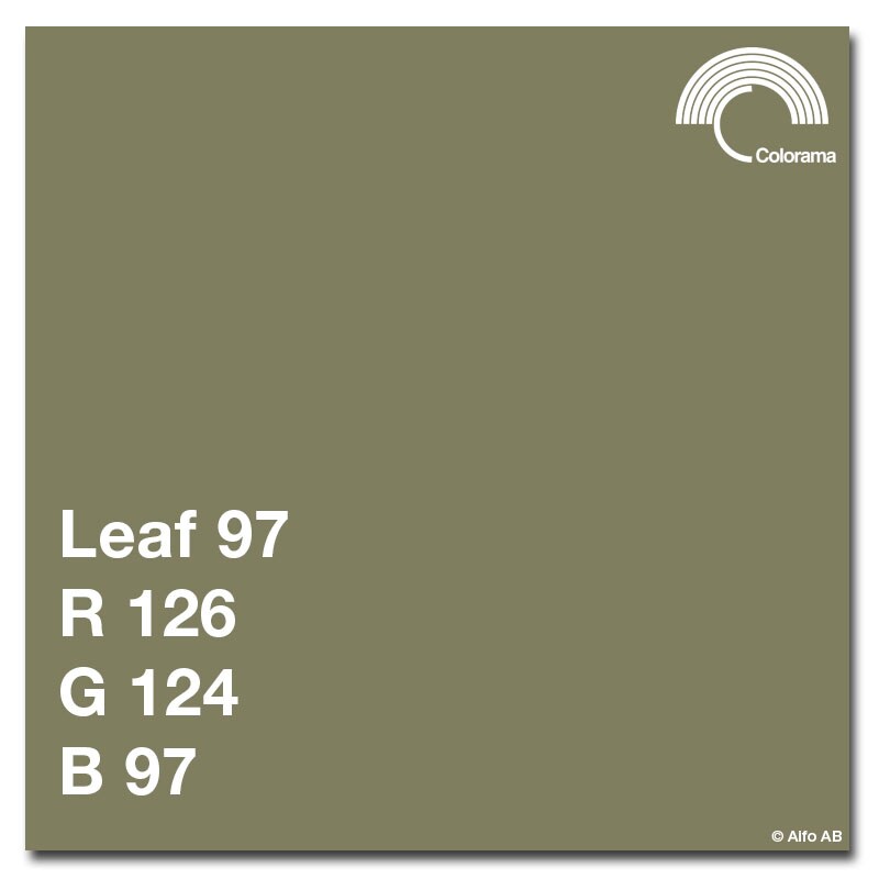 Colorama Bakgrundspapper 2,72x11m Leaf