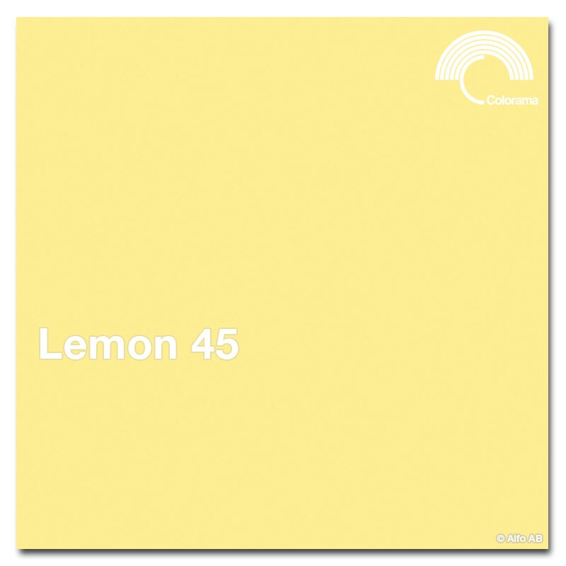 Colorama Bakgrundspapper 2,72x11m Lemon