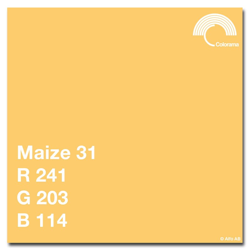 Colorama Bakgrundspapper 2,72x11m Maize