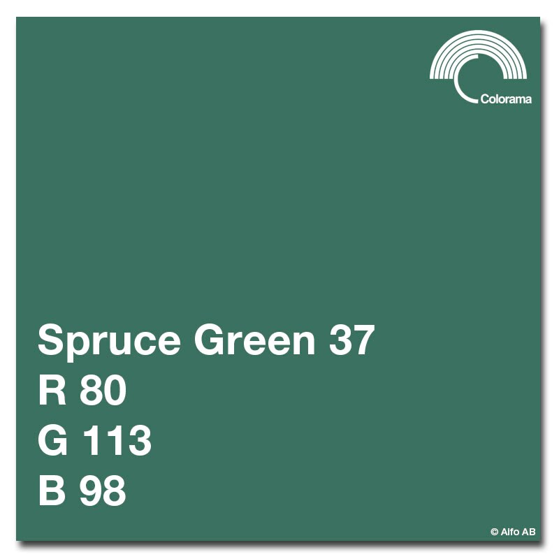 Colorama Bakgrundspapper 2,72x11m Spruce Green