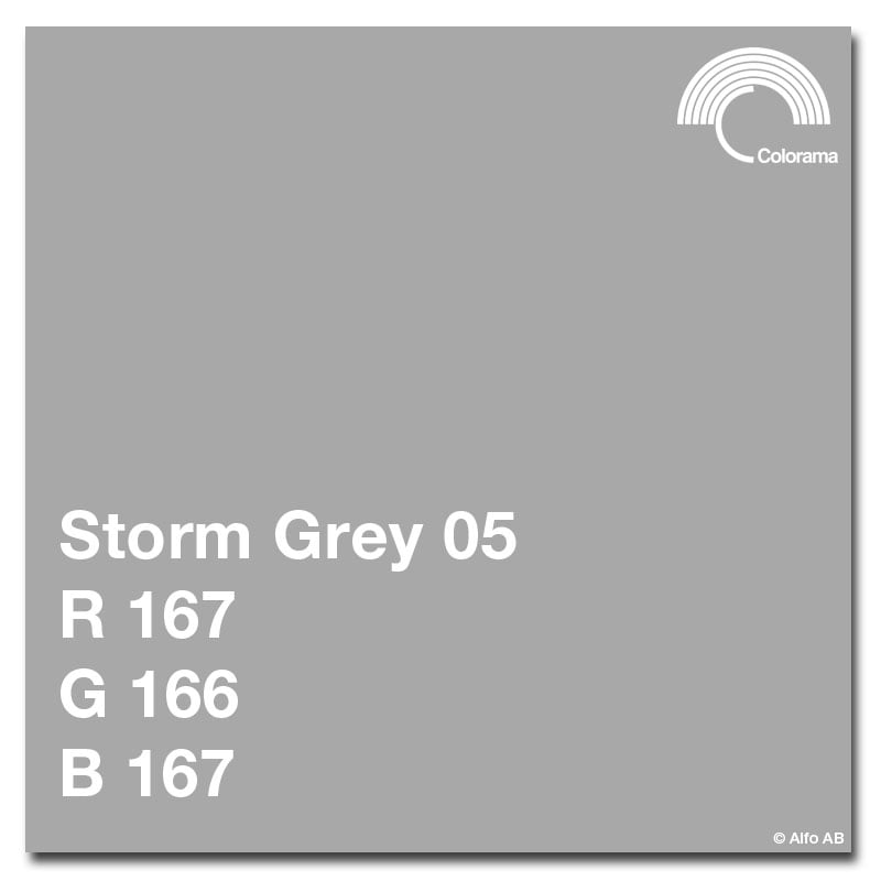 Colorama Bakgrundspapper 2,72x11m Storm Grey