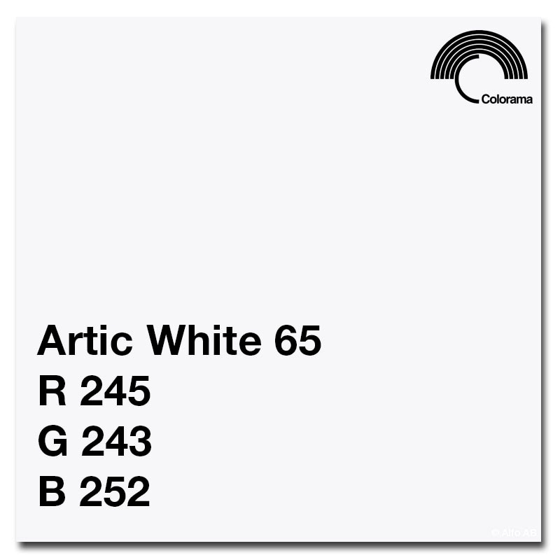 Colorama Bakgrundspapper 2,72x25m Arctic Vit