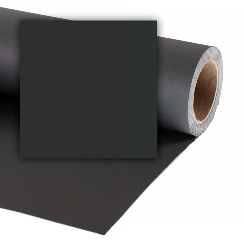 Colorama Bakgrundspapper 3,55 x 15m Black