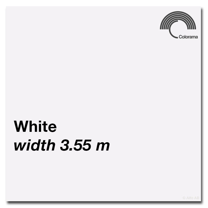 Colorama Bakgrundspapper 3,55 x 15m White