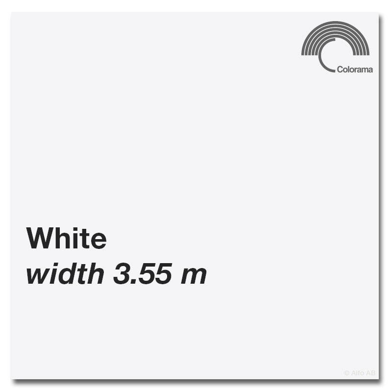 Colorama Bakgrundspapper 3,55 x 30m White