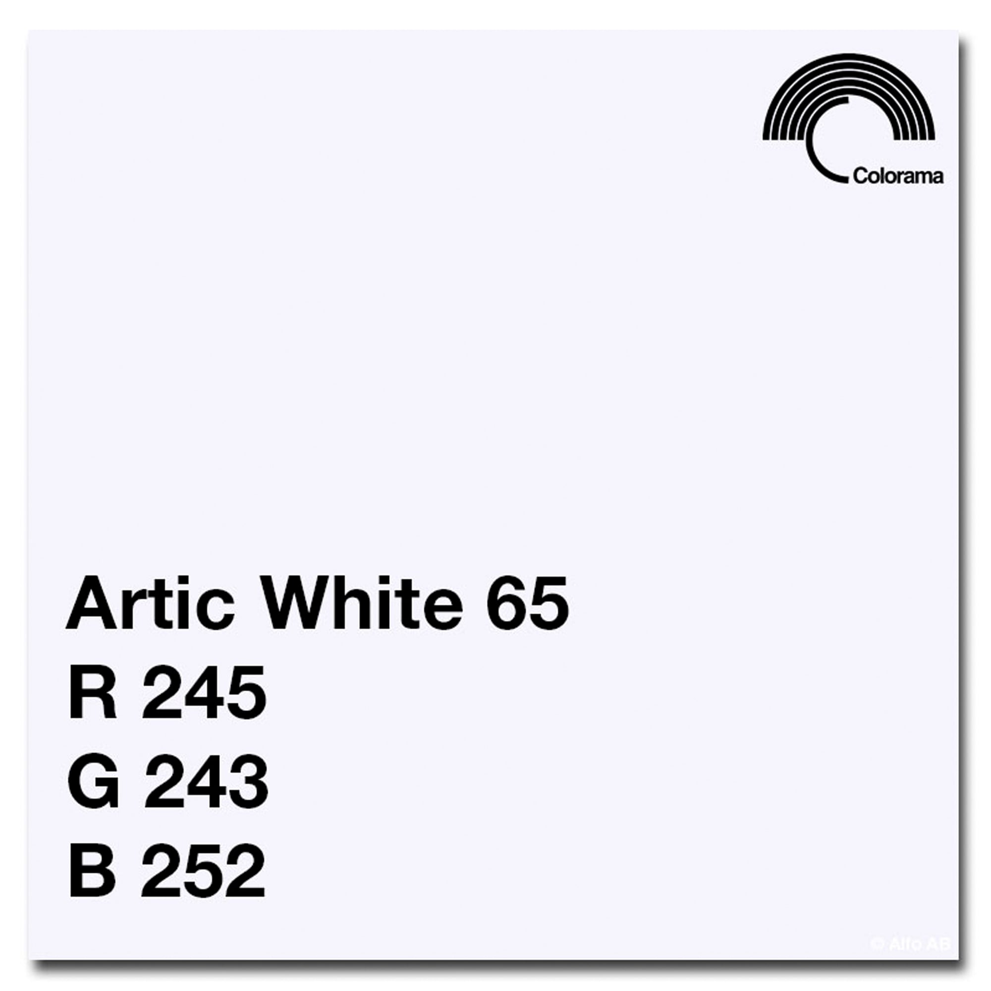 Colorama Bakgrundspapper 1,35 x 11m Arctic Vit