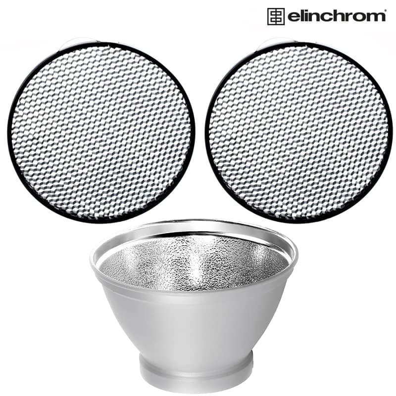 Elinchrom Raster/Reflektor set Basic 21cm 20°,30°