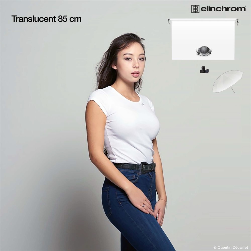 Elinchrom Paraply 85cm Transparant