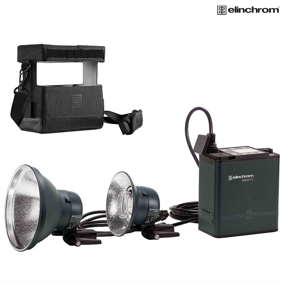 Elinchrom ELB 500 TTL Dual To Go - Two head set
