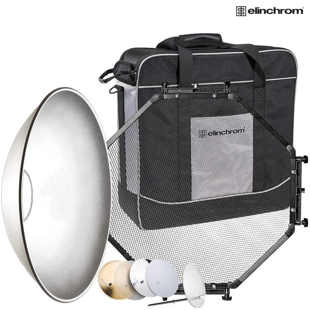 Elinchrom Reflektor Mini Soft 44cm 55° Silver inkl. raster och väska