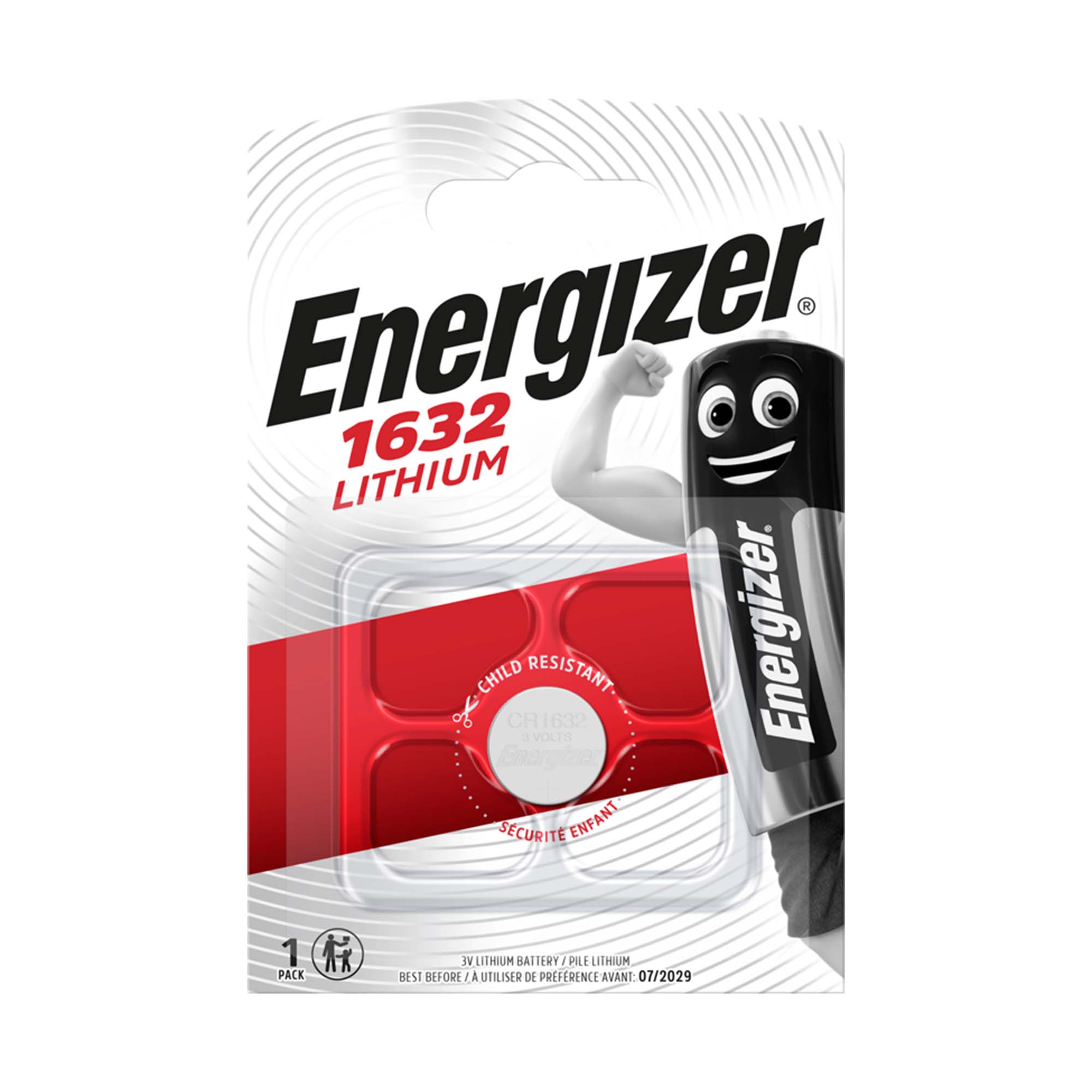 Energizer Lithium CR1632 1 pack