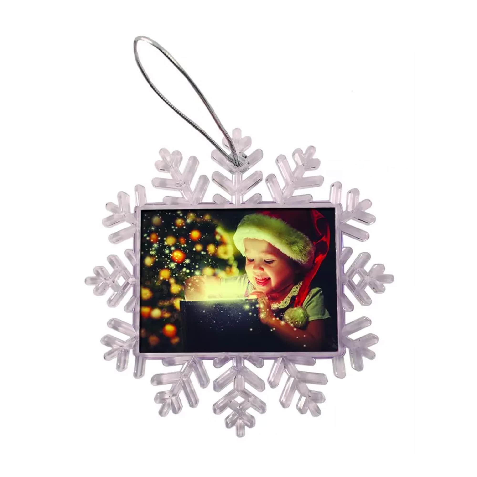 Snöflinga Julprydnad Ram