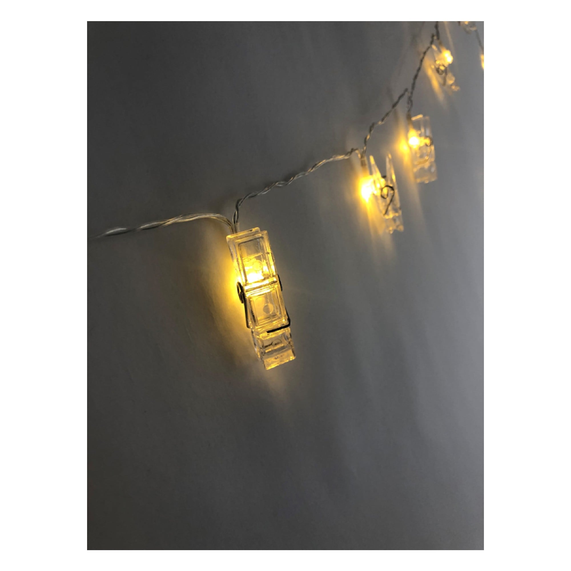 Focus Fotoklips med LED ljus 3M 20st