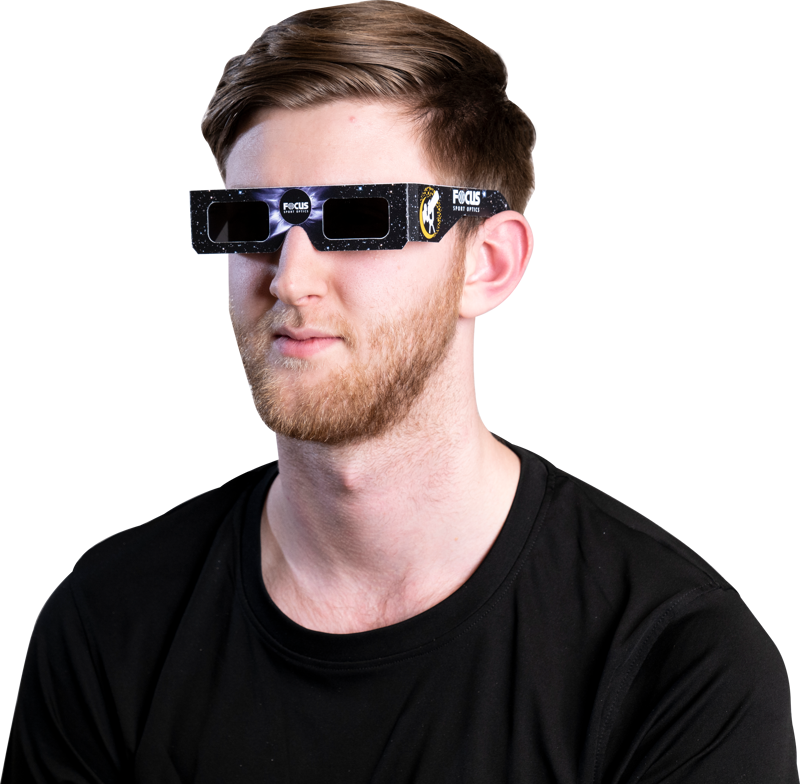 Focus Sports Optics Solförmörkelse Glasögon