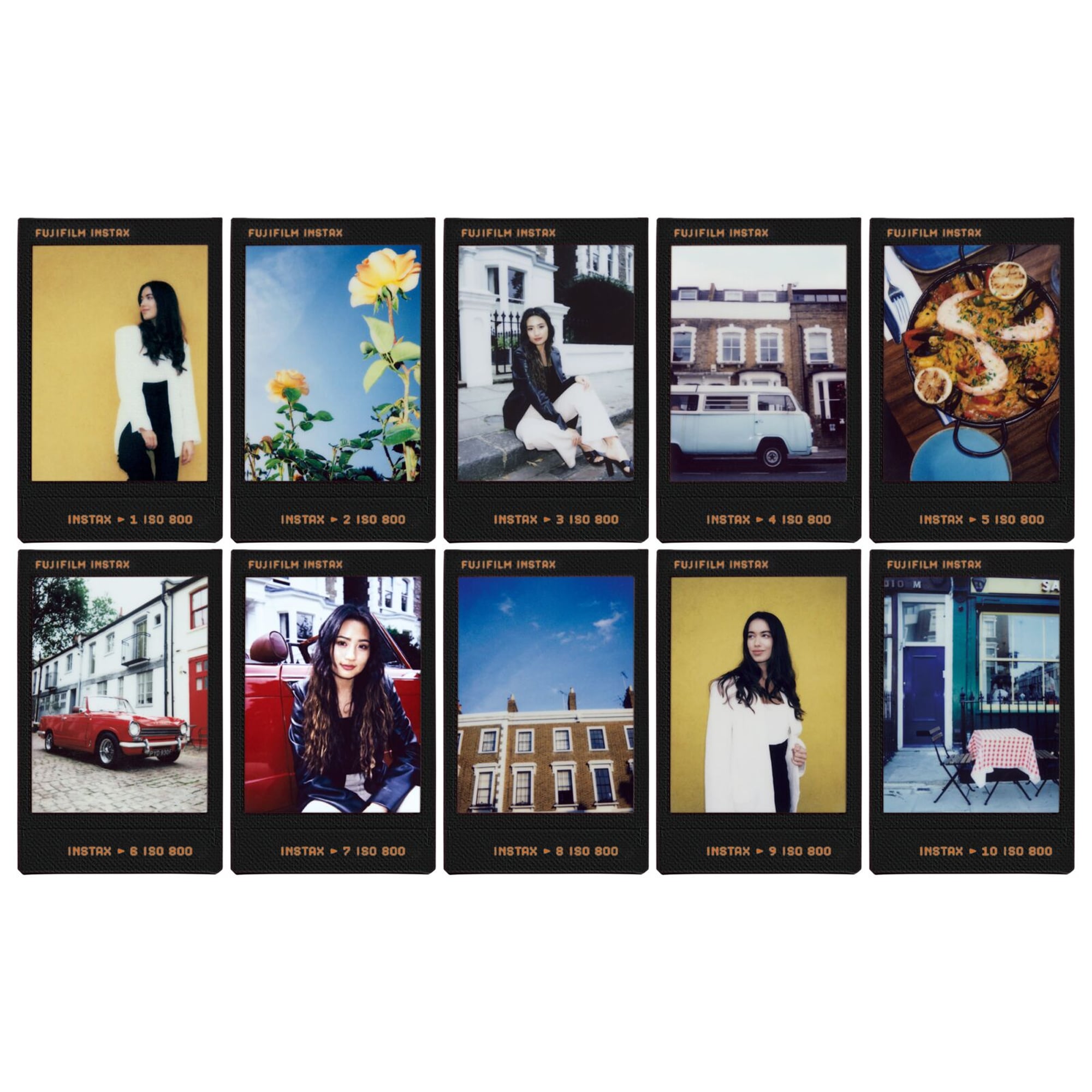 Instax Mini Contact Sheet 10 bilder
